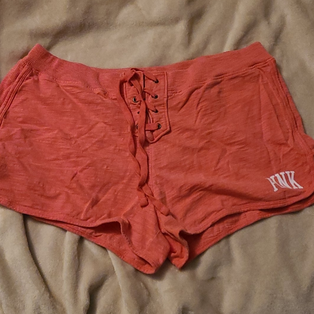 Pink Victoria's Secret coral shorts